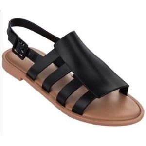 Melissa Boemia Slingback Sandal Fisherman Gladiator Open Front Sz.EU-40 US-9